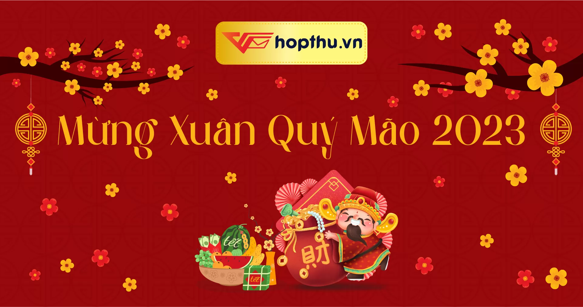 Thư chúc Tết Quý Mão 2023 và thông báo lịch làm việc, hỗ trợ khách hàng