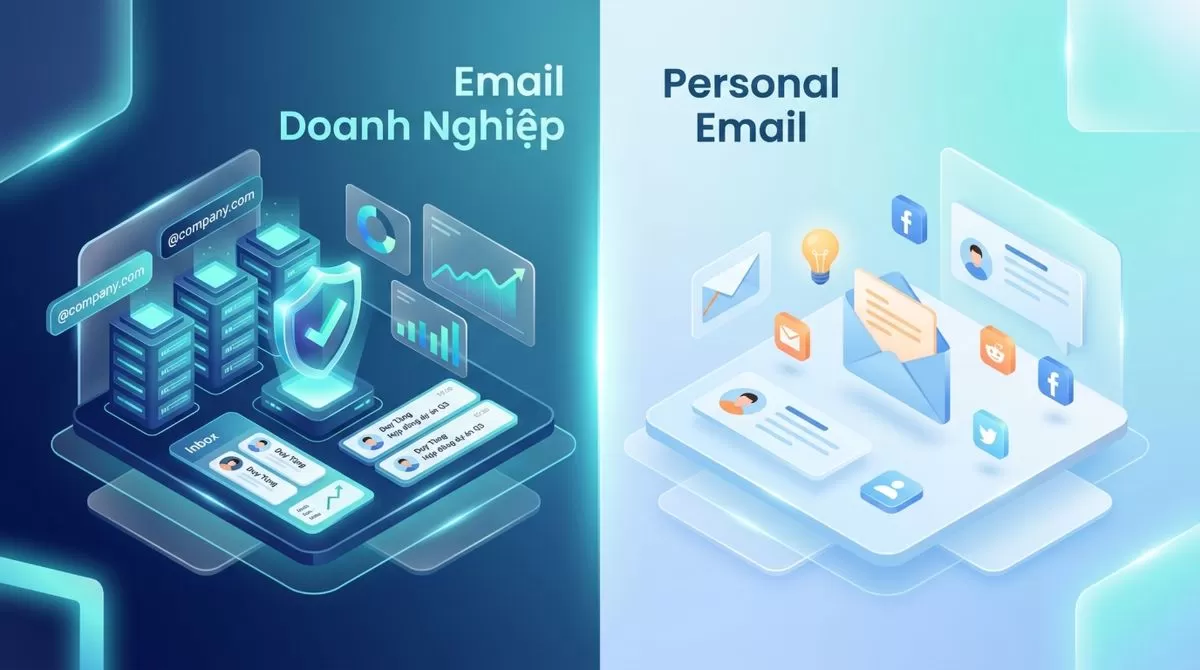 Email doanh nghiệp có ưu điểm gì so với email cá nhân